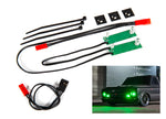 Traxxas 9496G LED light set front complete green includes light harness