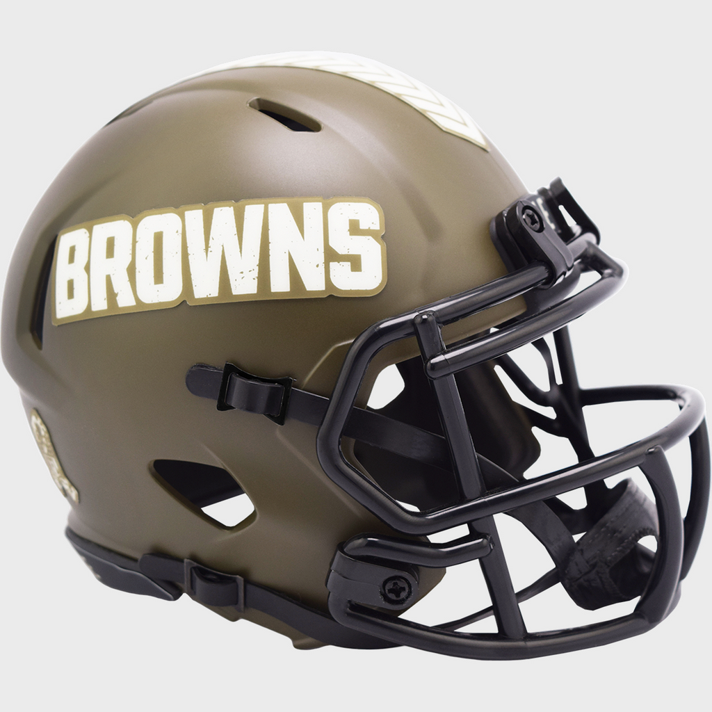 Cleveland Browns Salute To Service Alternate Riddell Speed Mini Helmet – SPORTS ZONE TOYS & COMICS