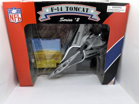 Las Vegas Raiders Fleer NFL F-14 Tomcat Modern Jet Series 2 1:100 Toy Vehicle