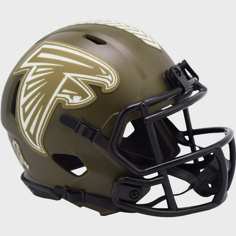 Atlanta Falcons Salute To Service Alternate Riddell Speed Mini Helmet New in box