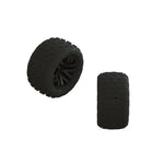 ARRMA ARA550112 dBoots 'FORTRESS' Tire Set Glued (Black) (2 Pairs) GROM