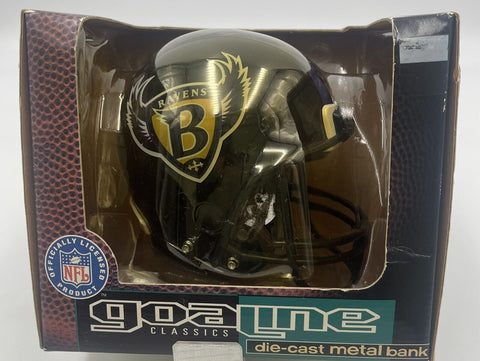 Baltimore Ravens Ertl Collectibles 1996 NFL Metal Mini Helmet Coin Bank