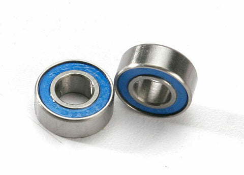 Ball bearings, blue rubber sealed (6x13x5mm) (2)