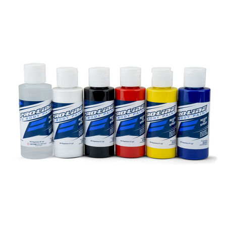 Pro-Line 6323-00 R/C Body Paint Primary Color Set (6 pack)
