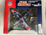 New England Patriots Fleer NFL 2003 P-51 Mustang Plane Tloy Vehicle 1:43 Scale