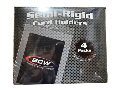 BCW Semi-rigid Trading Card Holders 3 5/16 X 4 15/16 - Qty. 200