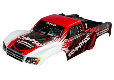 Traxxas Part 5824R Body Slash Red 4X4 painted decals applied New