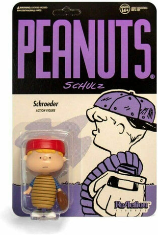 Peanuts Super7 Baseball Schroeder Reaction Action Figure