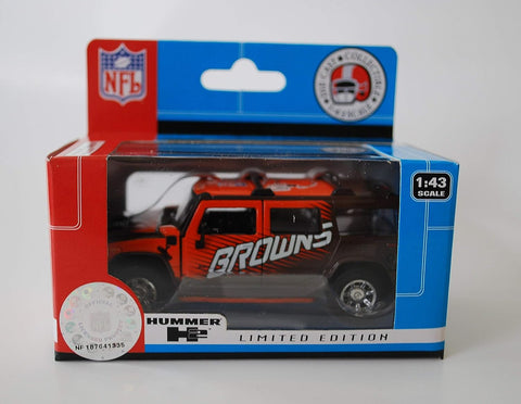 Cleveland Browns NFL Fleer Hummer H2 1:43 Scale Toy Vehicle New in Box