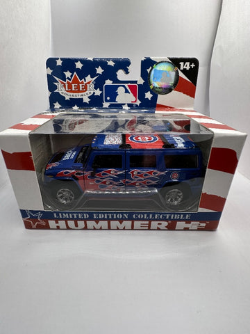 Chicago Cubs Hummer With Flames MLB Fleer Hummer H2 1:43 Scale Toy Vehicle New in Box