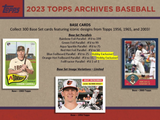 2023 Topps Archives Baseball Hobby Box