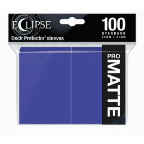 Ultra Pro Eclipse Pro Matte Deck Protector Sleeves Standard 100 ct  66mm x 91mm Purple