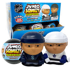 NHL 2024 Jumbo Squeezy Susprise Series 2 Slo-foam Figure 18 pack Box