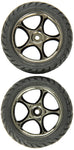 Traxxas 2479A Anaconda Tires Pre-Glued 2.2" Black-Chrome Tracer Wheels Bandit