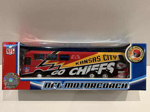 Kansas City Chiefs Fleer NFL Motorcoach 1:64 Toy Vehicle