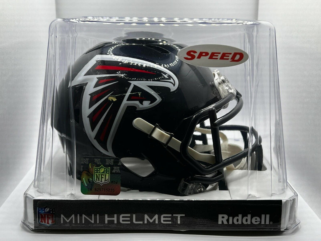 atlanta falcons chrome riddell speed mini football helmet Atlanta Falcons 2003-2019 03-19 Riddell Throwback Speed Mini Helmet – SPORTS ZONE TOYS & COMICS