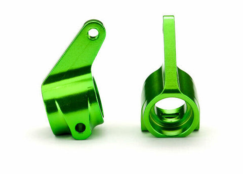 Traxxas Part 3636G Steering block aluminum green anodized Rustler New in Package