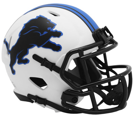 Detroit Lions Lunar Eclipse Alternate Riddell Speed Mini Helmet New in box