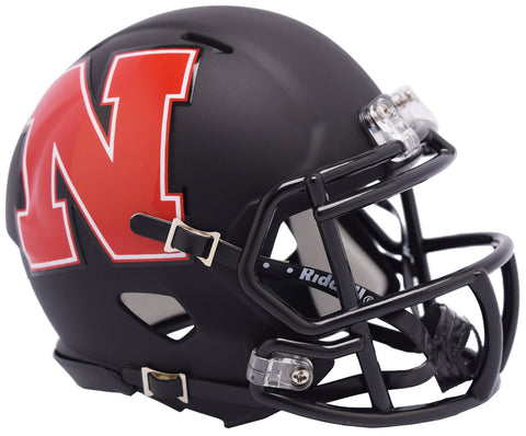 Riddell Nebraska Cornhuskers AMP Alternate Speed Mini Football Helmet New in Box