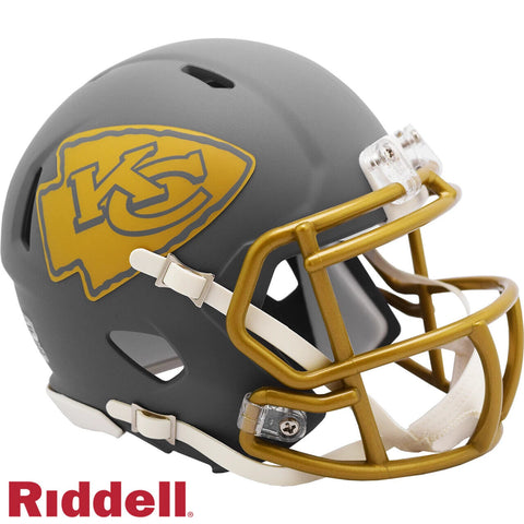 Kansas City Chiefs Slate Collection Riddell Mini Helmet New in Box