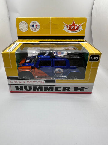 New York Mets Hummer MLB Fleer Hummer H2 1:43 Scale Toy Vehicle New in Box