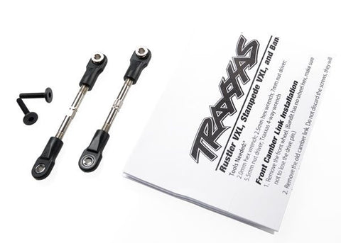 Turnbuckles, camber link, 47mm (67mm center to center) (front) (assembled with rod ends and hollow balls) (1 left, 1 right)