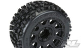 Pro-line 117810 Badlands 3.8" All Terrain MT Tires Raid Black Mounted 8x32 17mm
