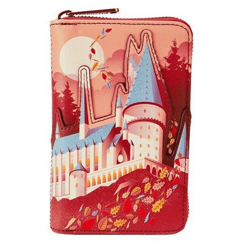 Loungefly WB Harry Potter Hogwarts Fall Zip Around Wallet
