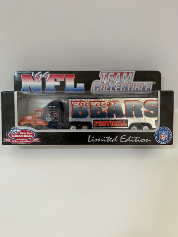 Chicago Bears White Rose Collectibles 1999 NFL Tractor Trailer Toy Vehicle 1:80