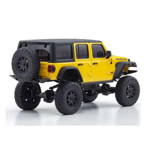 Jeep Wrangler Rubicon Kyosho Mini-Z 1:24 4x4 Yellow 32521Y