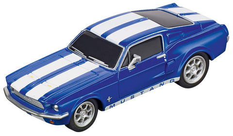 Carrera 64146 Ford Mustang '67 Racing Blue GO!!! Analog Slot Car 1:43