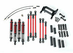 Long Arm Lift Kit, TRX-4, complete (includes red powder coated links, red-anodized shocks)