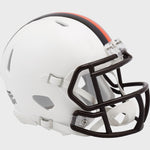 Cleveland Browns 2023 Alternate White Out Speed Riddell Mini Helmet