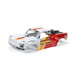 Arrma ARA406165 MOJAVE 4S Painted Decalled Trimmed Body White/Red