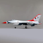 E-flite RC Airplane EFL78500 F-16 Thunderbirds 70mm EDF BNF Basic AS3X Safe