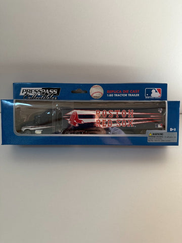 Boston Red Sox Fleer Press Pass MLB Tractor Trailer 1:80 Scale