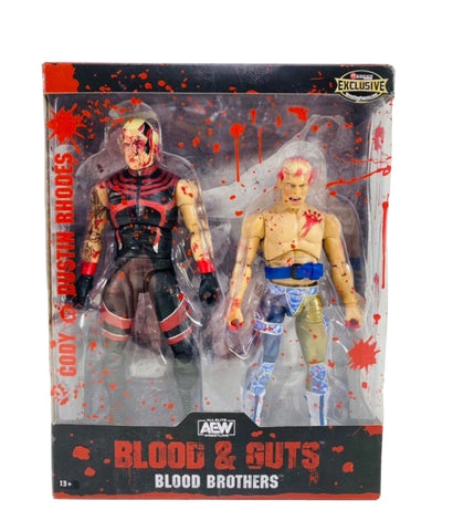 Cody Rhodes & Dustin Blood Brothers Blood & Guts Exclusive 2 Pack Figure