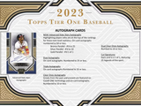 2023 Topps Tier One Baseball Hobby Box