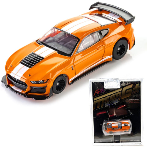 2021 Ford Mustang Shelby GT500 22069 1LE Orange AFX Slot Car 1:64