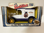 Minnesota Vikings Ertl Collectibles NFL 1913 Ford Model T Delivery Truck Coin Bank w/Key 1:24