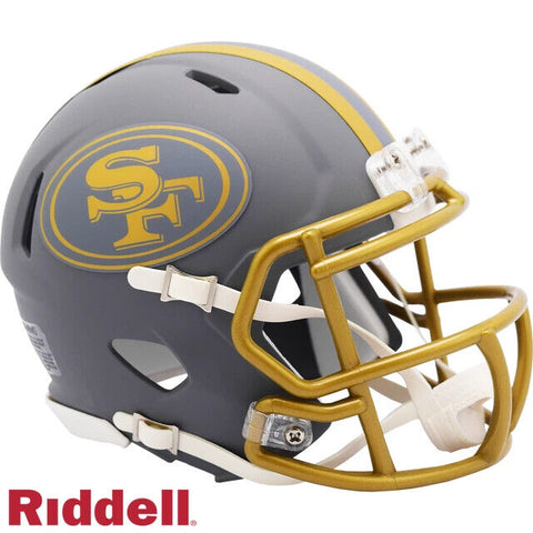 San Francisco 49ers Slate Collection Riddell Mini Helmet New in Box