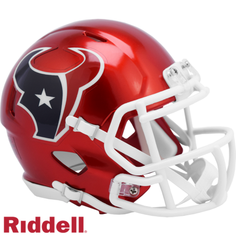 Houston Texans Flash Alternate Riddell Speed Mini Helmet New in box