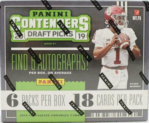 2019 Panini Contenders Draft Picks hobby box