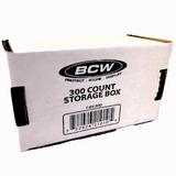 BCW 300 Count Cardboard Trading Card Storage Box