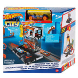 Hot Wheels City Downtown Tune Up Shop Playset