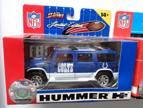 Indianapolis Colts NFL  Fleer Hummer H2 1:43 Scale Toy Vehicle New in Box