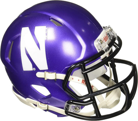 Northwestern Wildcats Riddell NCAA Speed  Mini Helmet New in Box