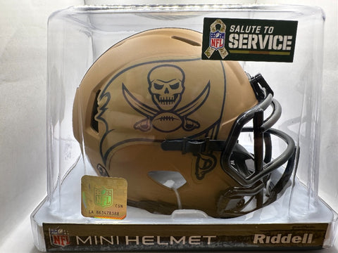 Tampa Bay Buccaneers 2023 Salute To Service Alternate Riddell Speed Mini Helmet New in Box