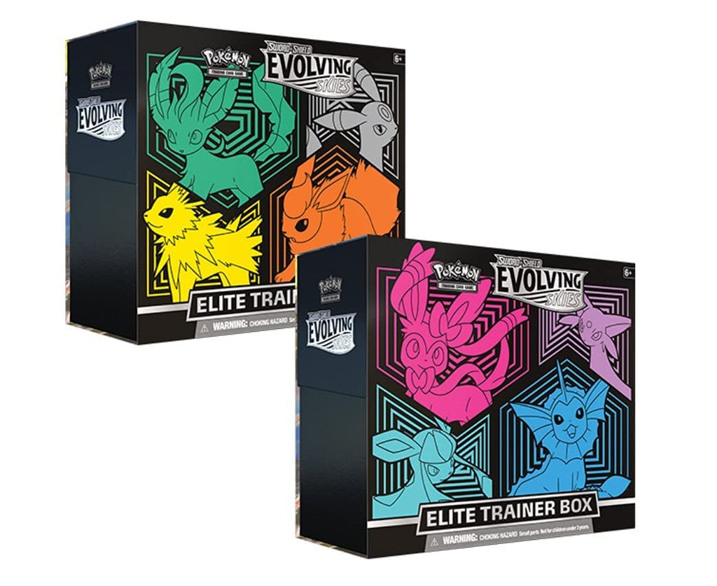 Pokémon Sword & Shield Evolving Skies Elite Trainer Box – SPORTS ZONE TOYS & COMICS