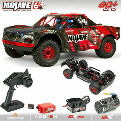 1/7 Mojave 6S BLX Scale Desert Racer Black/Red